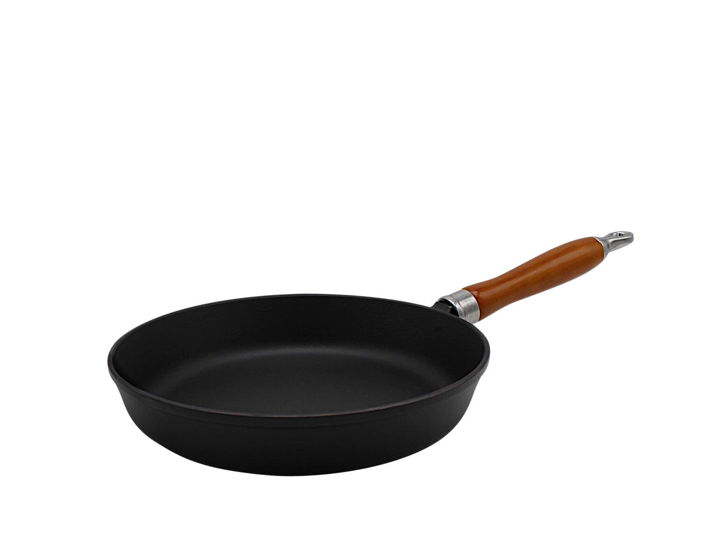 Karl Krüger Gusspfanne RUSTICA mit Griff aus Kirschholz
