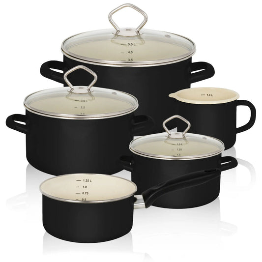 Karl Krüger 89566TR Topf-Set Triest 5-tlg., induktionsfähig / Kochtöpfe / Topfset