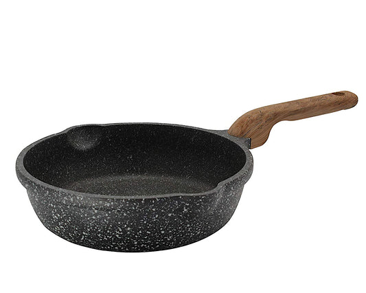 Karl Krüger Aluguss-Pfanne 28 cm TEXAS mit Ausgiess-Vorrichtungen / Schmorpfanne
