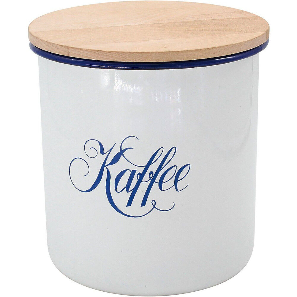 Karl Krüger 72M16K Emaillierte Dose - KAFFEE - Serie Husum