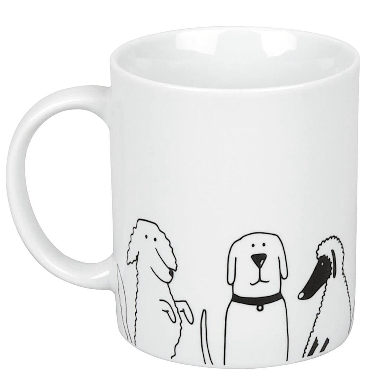 KÖNITZ Becher - FUNNY DOGS - 330 ml aus Porzellan – Bild 2