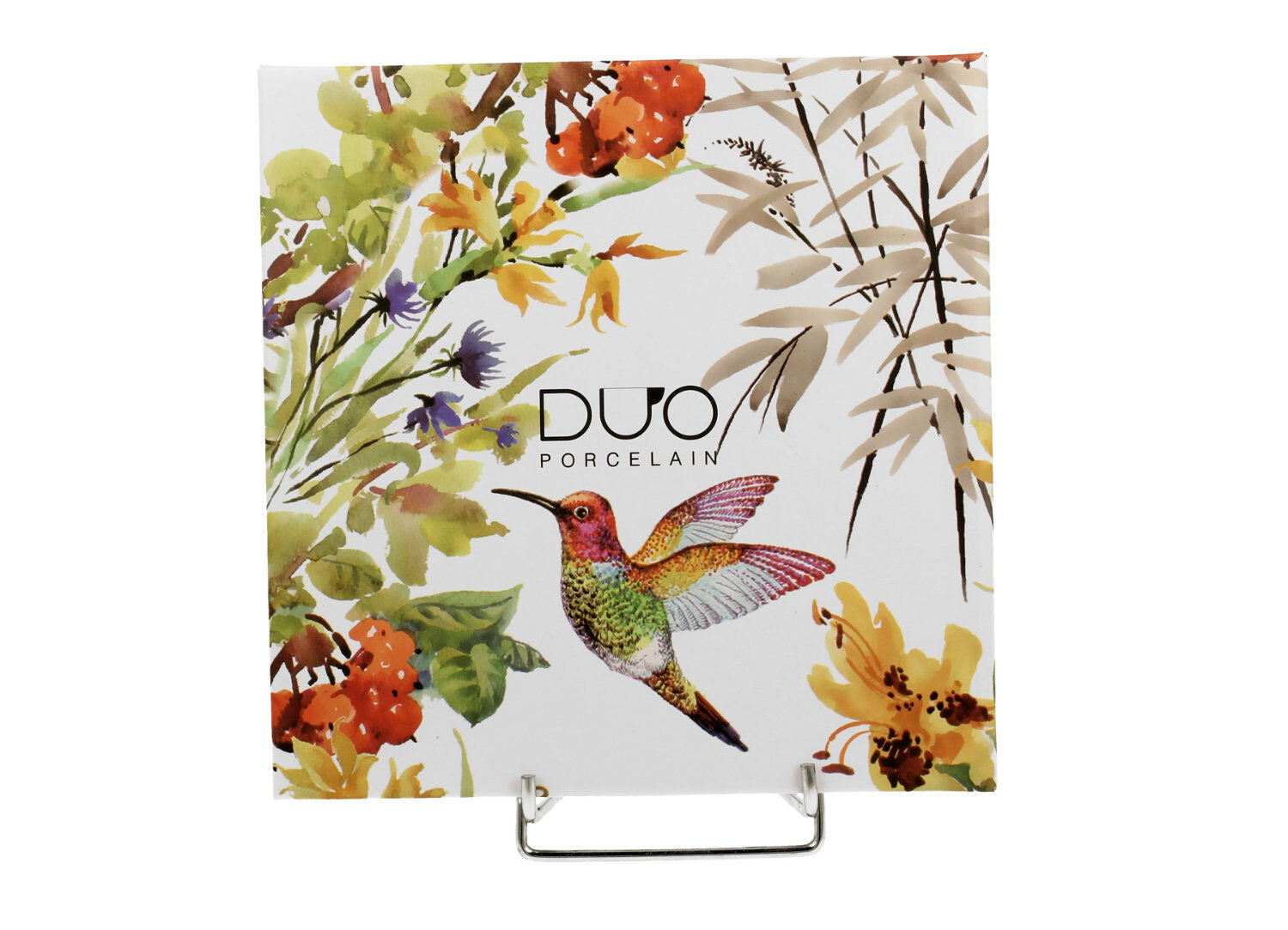 DUO Flowers Classic Dessertteller 2er Set LINNEA aus New Bone China Porzellan – Bild 2