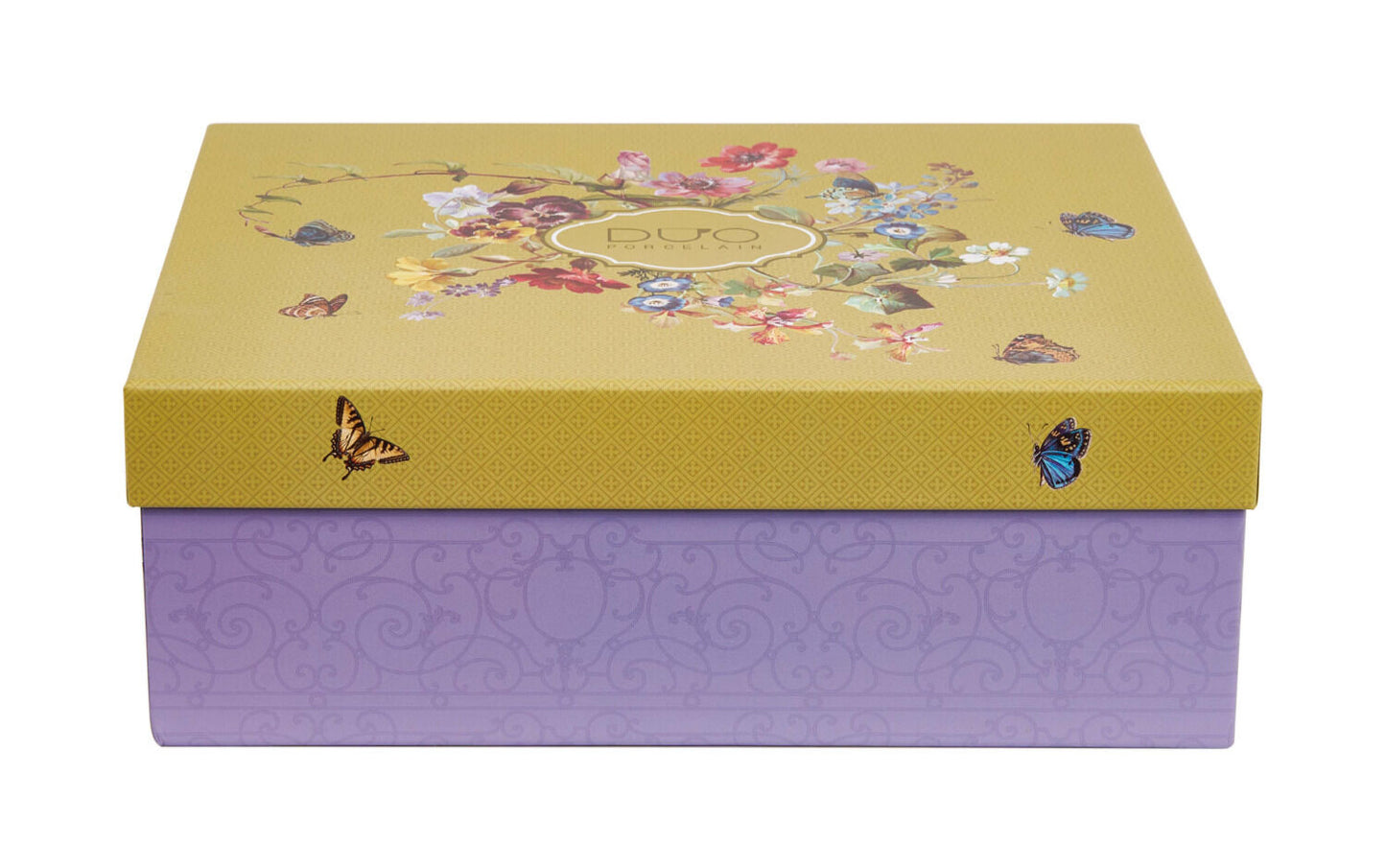 DUO 4er-Set Becher FLORAL RHAPSODY, 400 ml, New Bone China Porzellan, in Geschenkbox – Bild 5