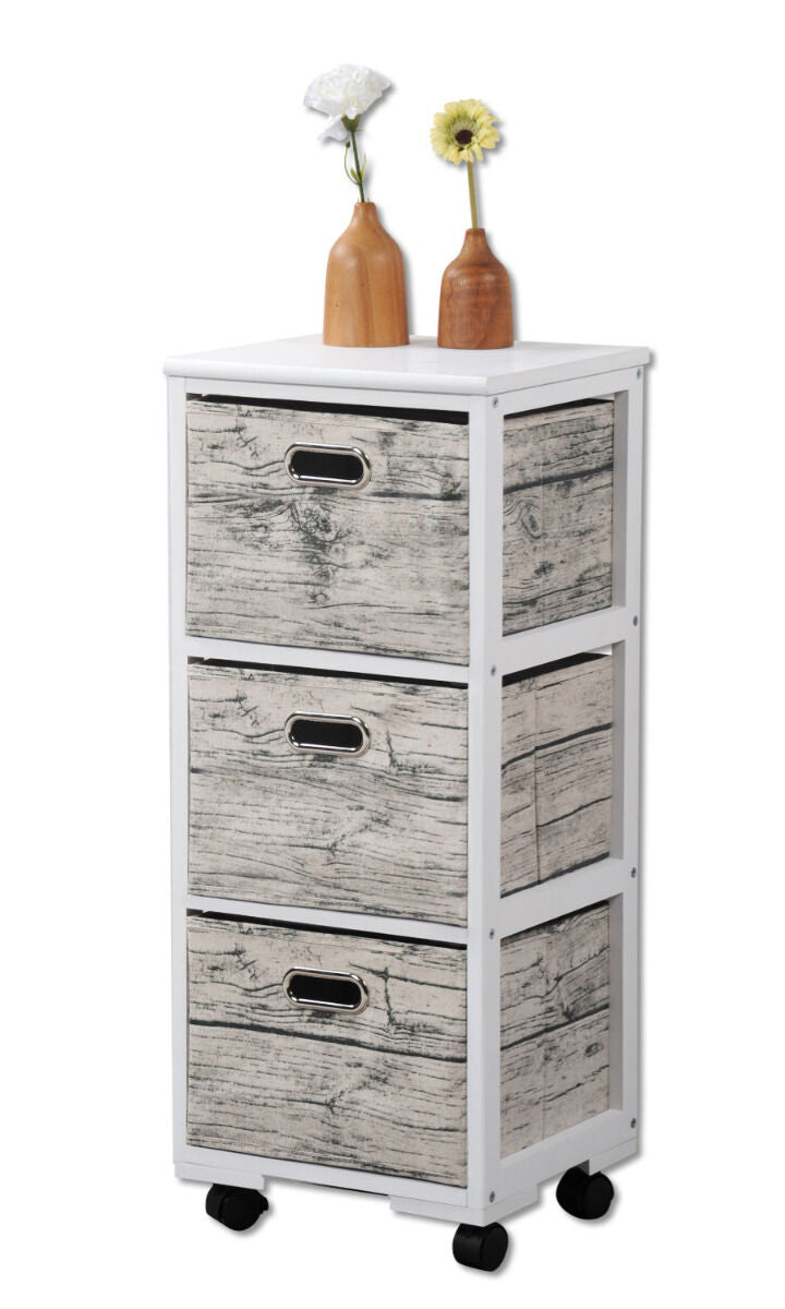 KESPER 14276 Regal mit 3 Boxen, 32 x 31 x 78/82 cm