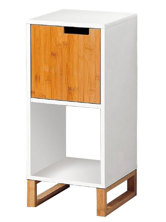 KESPER 19420-13 Regal mit Bambustür aus FSC-zertifiziertem Bambus / Regalschrank