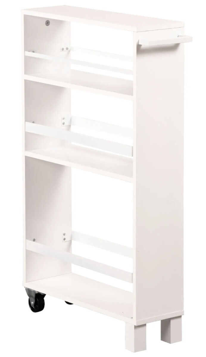 KESPER 24854-13 Nischenregal, weiß gekälkt aus FSC-zertifizierte Spanplatte / Regal / Rollregal