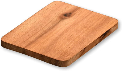 Kesper 8er Pack Raclette - Brettchen 10 x 8 cm aus Akazienholz / Untersetzer / Holzbrettchen / Raclettebrettchen