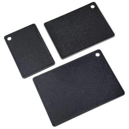KESPER 30940 Schneidbrett PP im 3er Set mit abfallender Schneidefläche / Schneidebretter