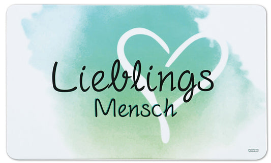 KESPER 31253 Dekor-Frühstücksbrettchen Motiv LIEBLINGSMENSCH