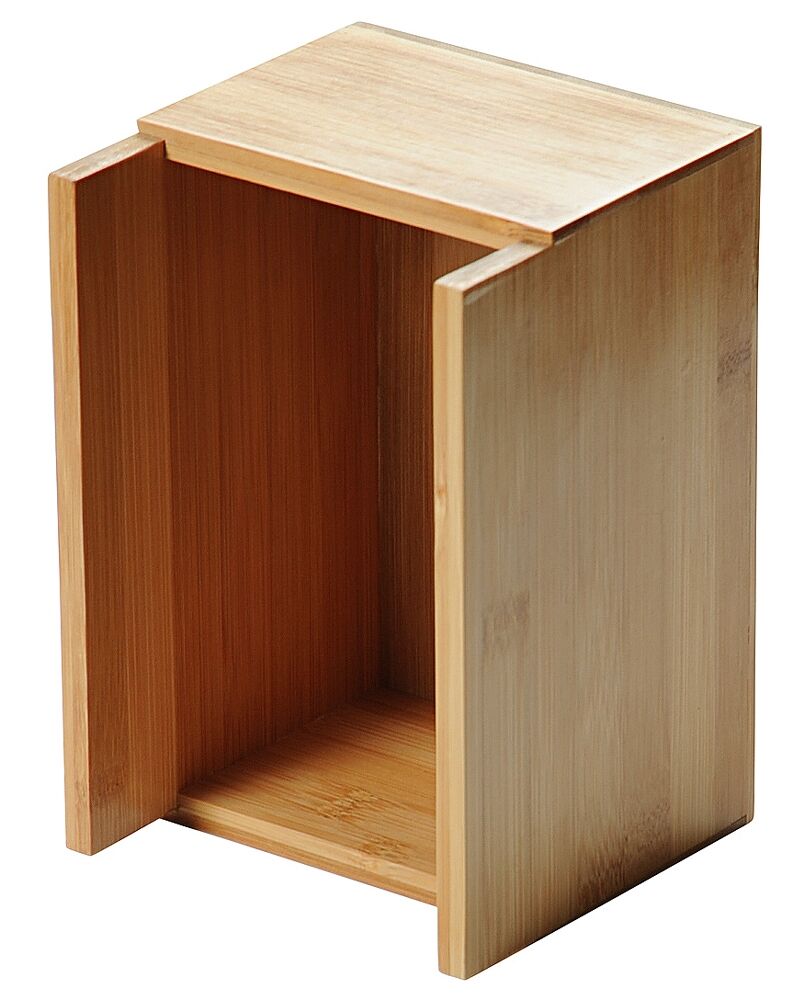 KESPER 70854 Serviettenspender-Besteckkasten aus FSC-zertifiziertem Bambus / Besteckhalter / Box