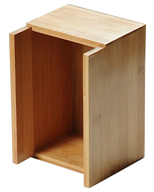 KESPER 70854 Serviettenspender-Besteckkasten aus FSC-zertifiziertem Bambus / Besteckhalter / Box
