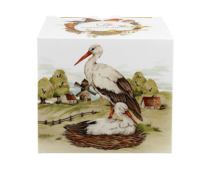 DUO World of Birds Becher 400 ml WHITE STORK New Bone China Porzellan – Bild 5