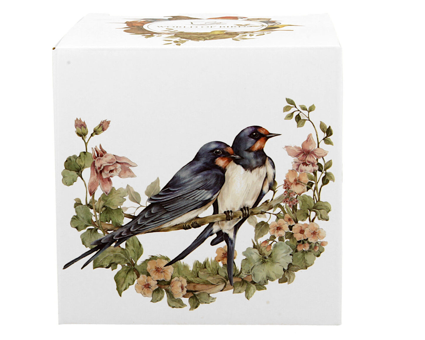 DUO World of Birds Becher 400 ml BARN SWALLOW (Rauchschwalbe) New Bone China Porzellan – Bild 4