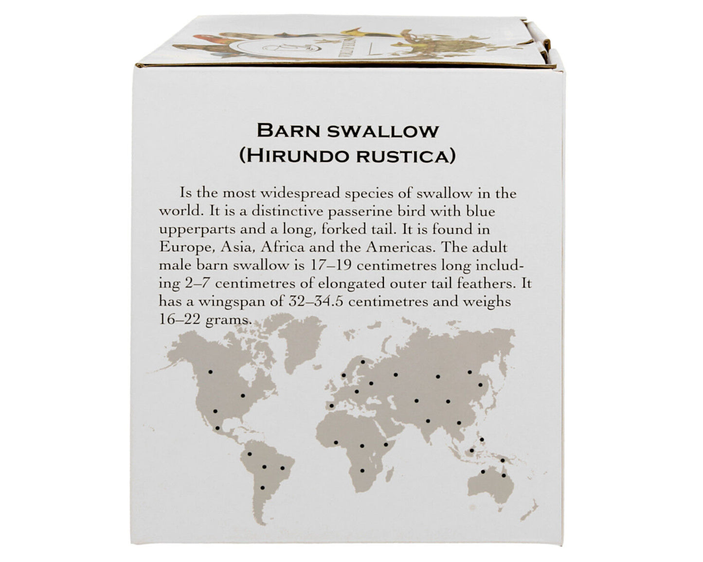 DUO World of Birds Becher 400 ml BARN SWALLOW (Rauchschwalbe) New Bone China Porzellan – Bild 5