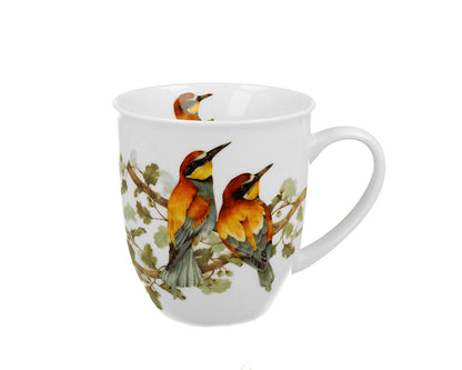 DUO World of Birds Becher 400 ml EUROPEAN BEE-EATER New Bone China Porzellan – Bild 4