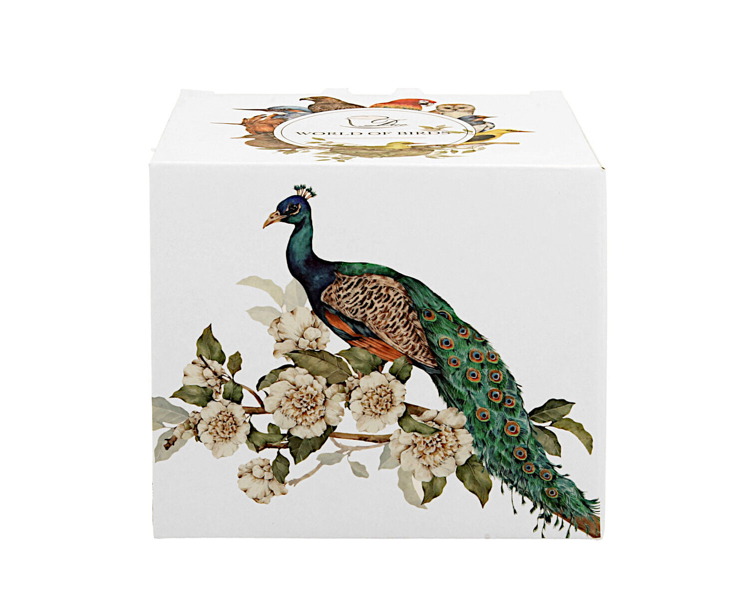 DUO World of Birds Becher 400 ml PEACOCK New Bone China Porzellan – Bild 5