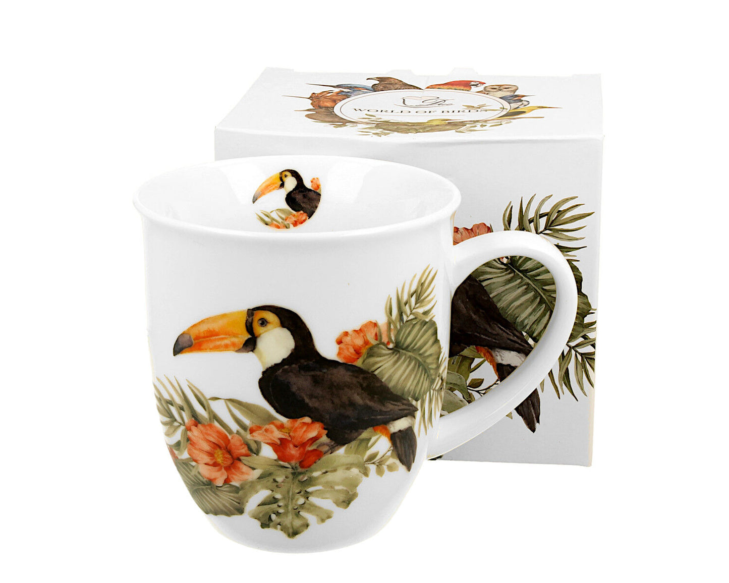 DUO World of Birds Becher 400 ml TOUCAN New Bone China Porzellan – Bild 4
