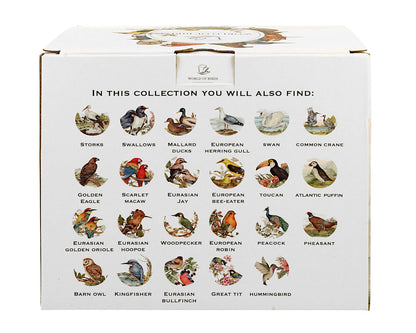DUO World of Birds Becher 400 ml BARN SWALLOW (Rauchschwalbe) New Bone China Porzellan – Bild 6