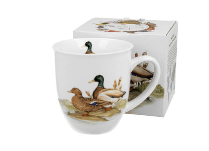 DUO World of Birds Becher 400 ml WILD DUCK (Wildente) New Bone China Porzellan