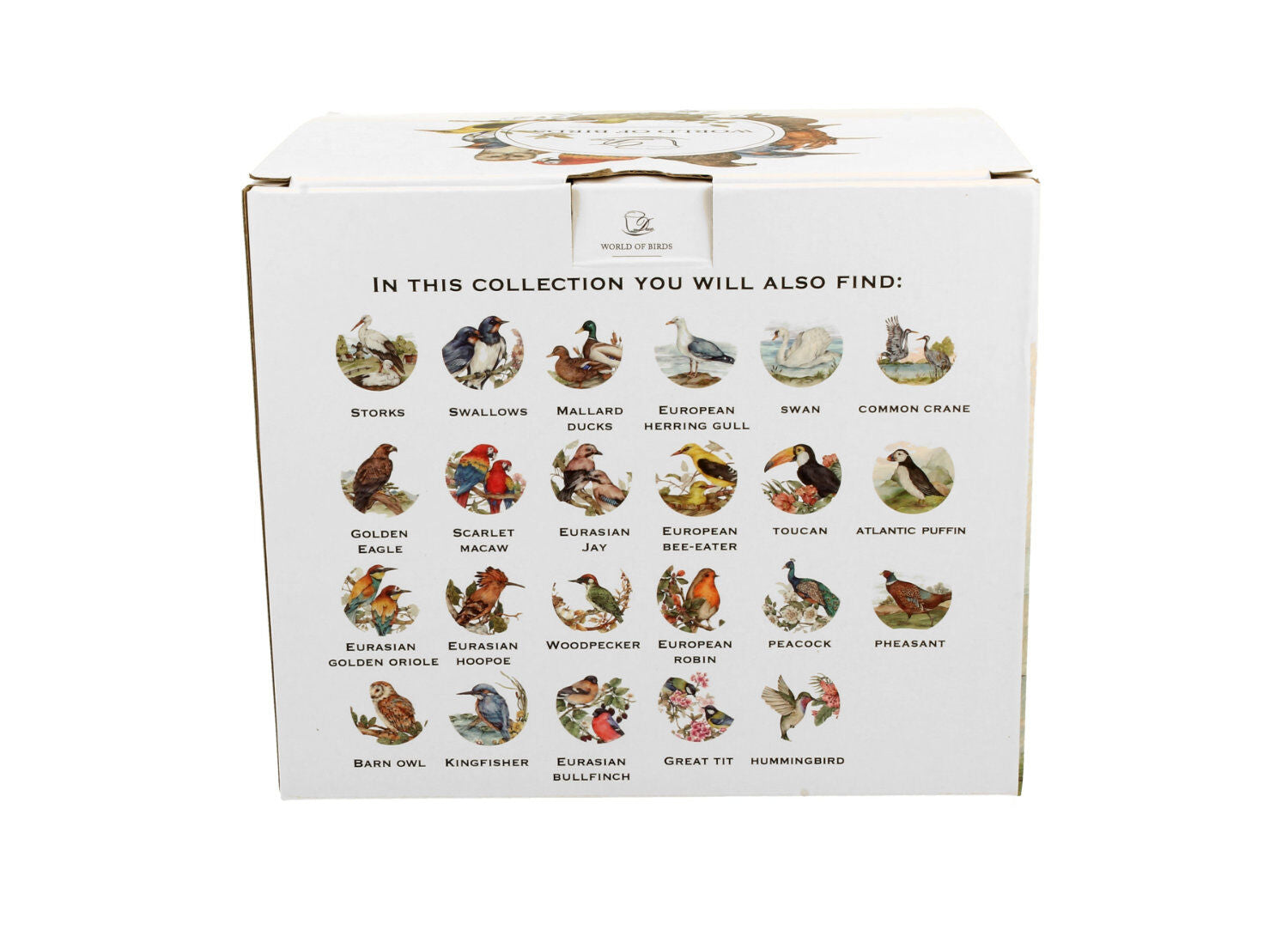 DUO World of Birds Becher 400 ml COMMON CRANES (Kraniche) New Bone China Porzellan – Bild 5