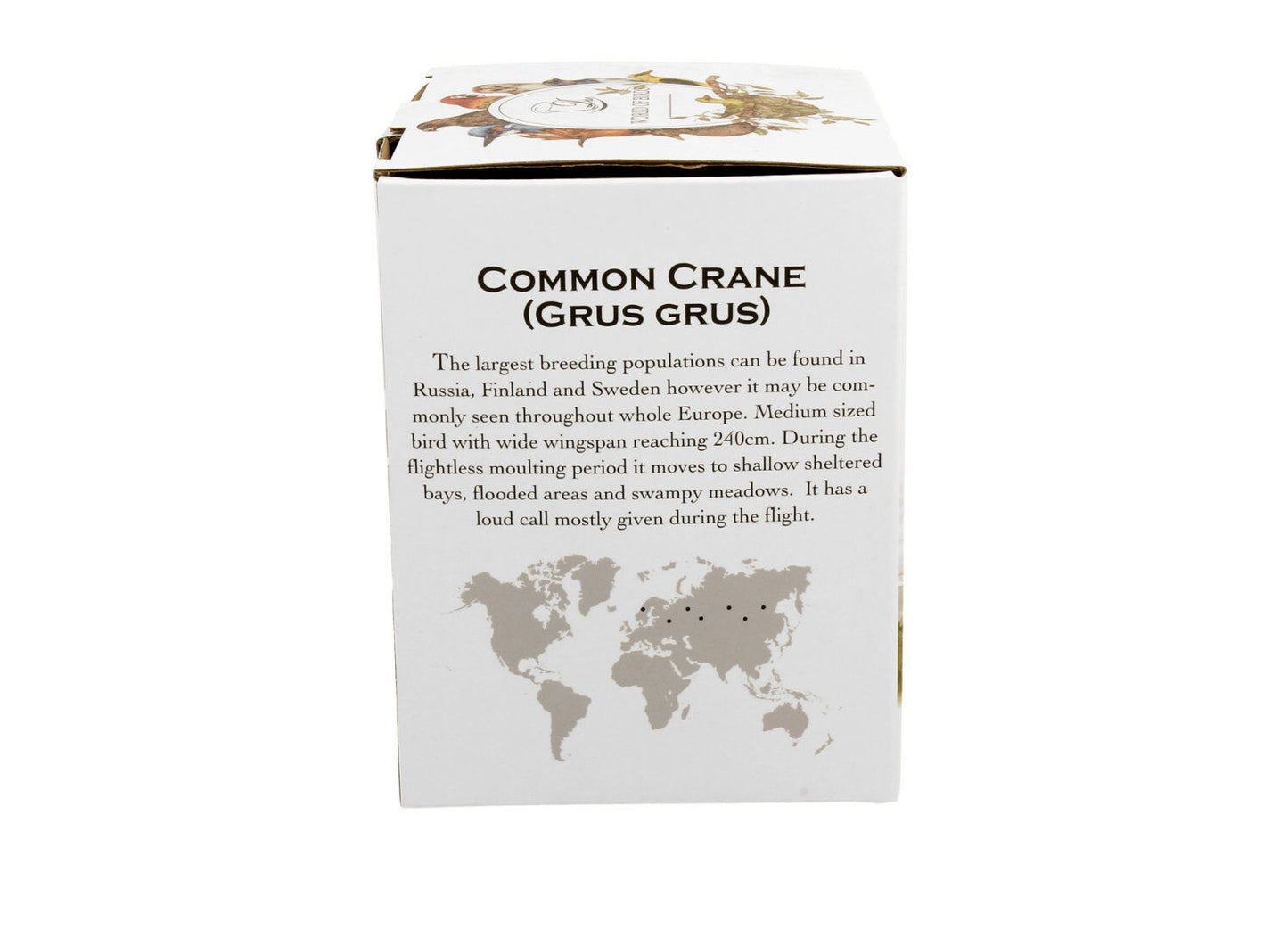 DUO World of Birds Becher 400 ml COMMON CRANES (Kraniche) New Bone China Porzellan – Bild 4