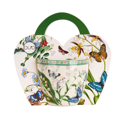 DUO Becher FLOWER DREAM, 460 ml, in Tragetasche (paper sleeve), New Bone China Porzellan – Bild 2