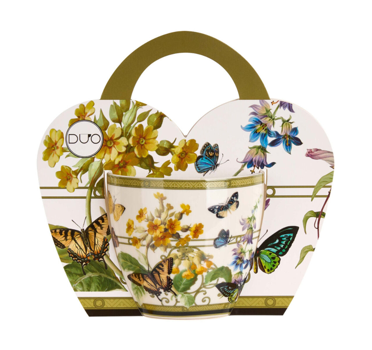 DUO Becher FLORAL RHAPSODY, 460 ml, in Tragetasche (paper sleeve), New Bone China Porzellan – Bild 2