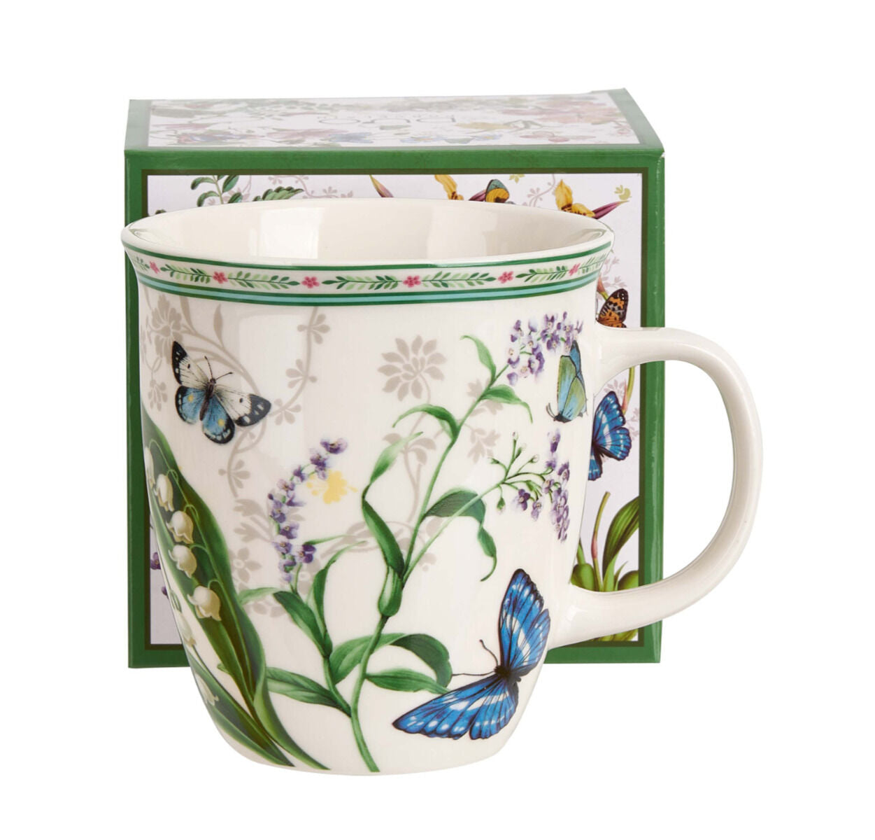 DUO Becher FLOWER DREAM, 650 ml, New Bone China Porzellan, in Geschenkbox