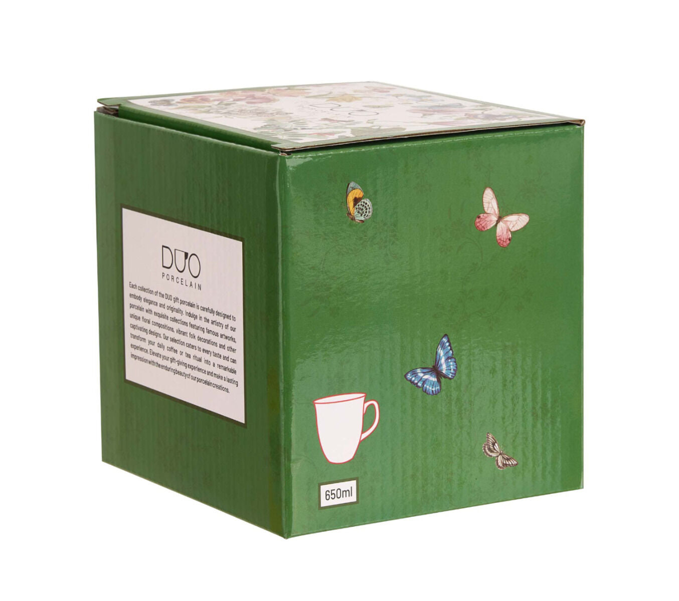 DUO Becher FLOWER DREAM, 650 ml, New Bone China Porzellan, in Geschenkbox – Bild 5
