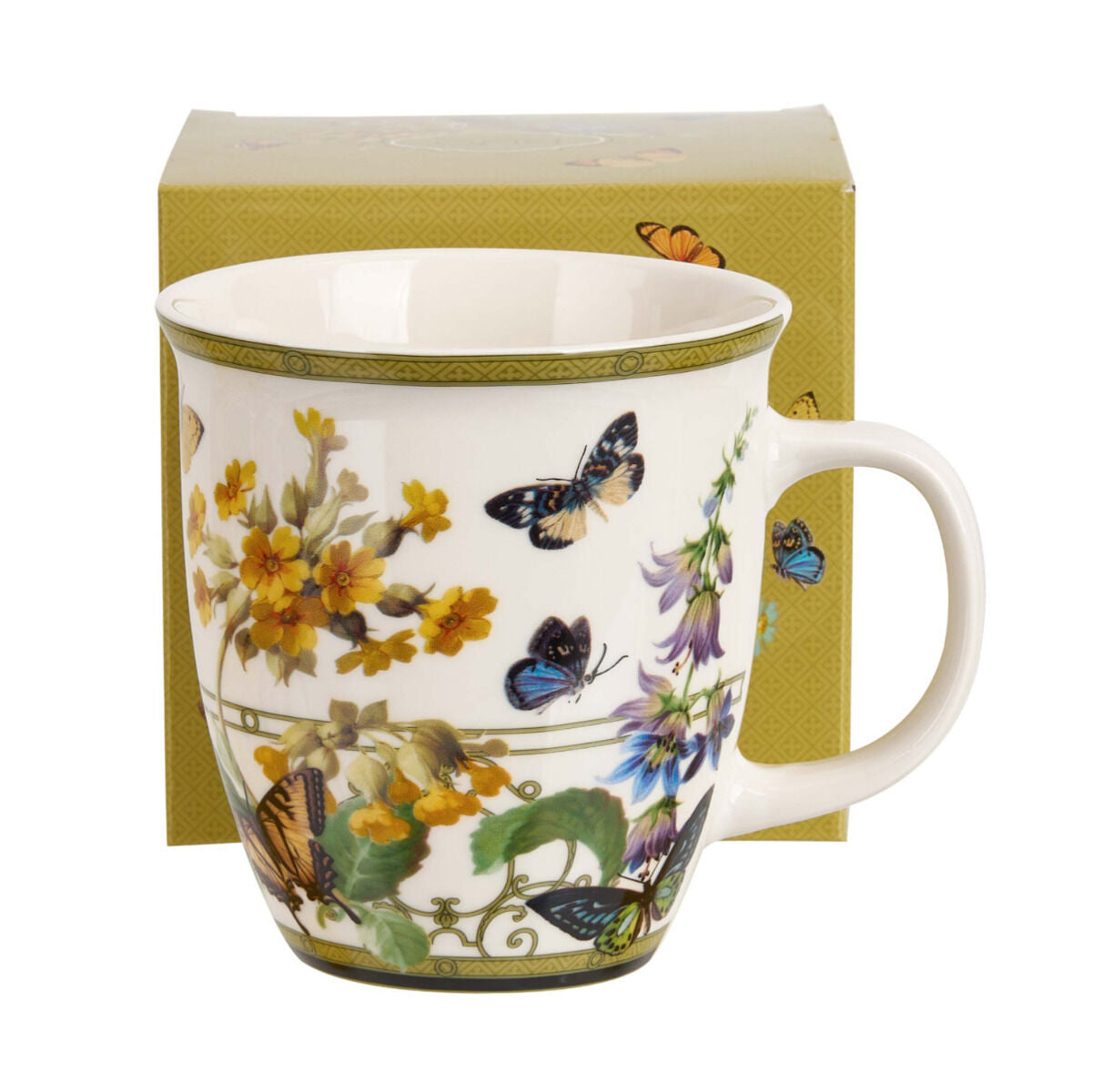 DUO Becher FLORAL RHAPSODY, 650 ml, New Bone China Porzellan, in Geschenkbox