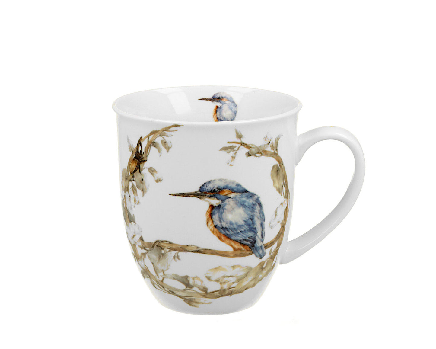 DUO World of Birds Becher 650 ml COMMON KINGFISHER (Eisvogel) New Bone China Porzellan – Bild 5