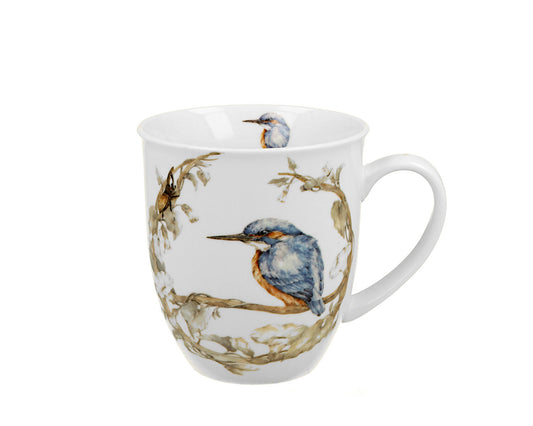 DUO World of Birds Becher 650 ml COMMON KINGFISHER (Eisvogel) New Bone China Porzellan – Bild 5