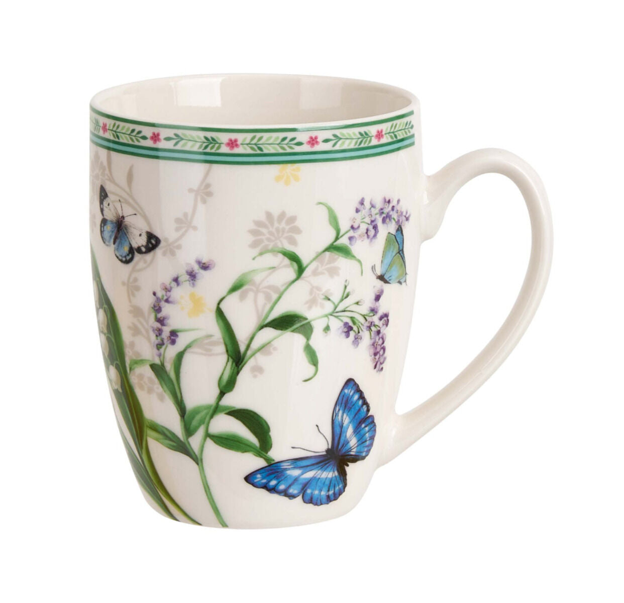 DUO Klassischer Becher FLOWER DREAM, 360 ml, New Bone China Porzellan, in Geschenkbox – Bild 2