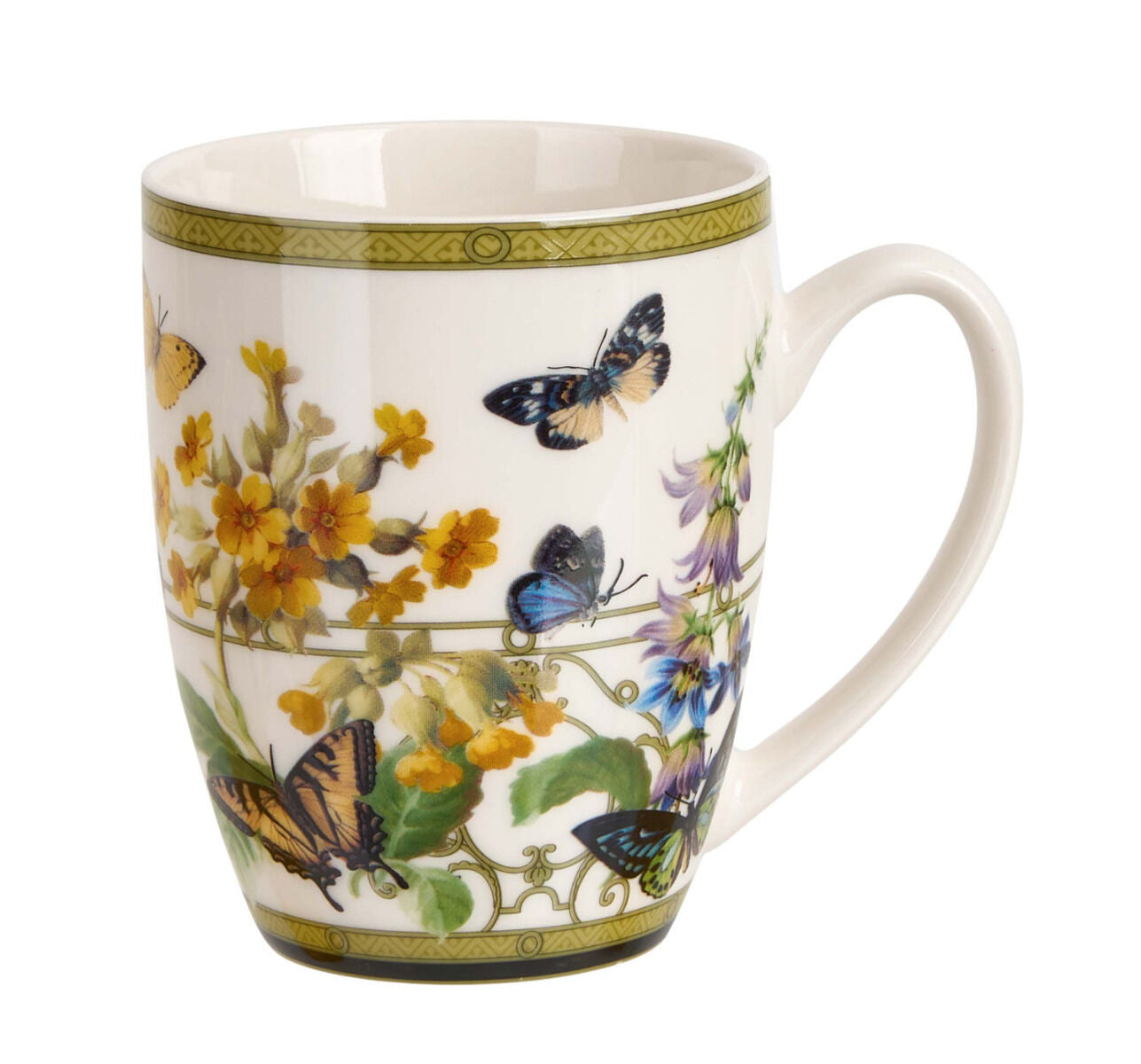 DUO Klassischer Becher FLORAL RHAPSODY, 360 ml, New Bone China Porzellan, in Geschenkbox – Bild 2