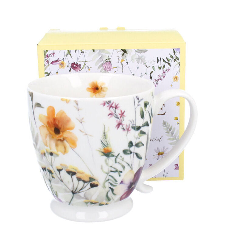 DUO Becher mit Fuß PANSY, 500 ml, New Bone China Porzellan – Bild 2
