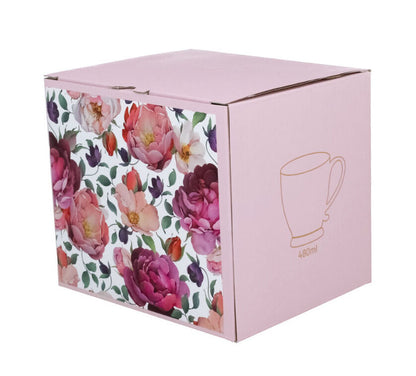 DUO Becher mit Fuß SPRING ROSES WHITE, 500 ml, New Bone China Porzellan – Bild 4