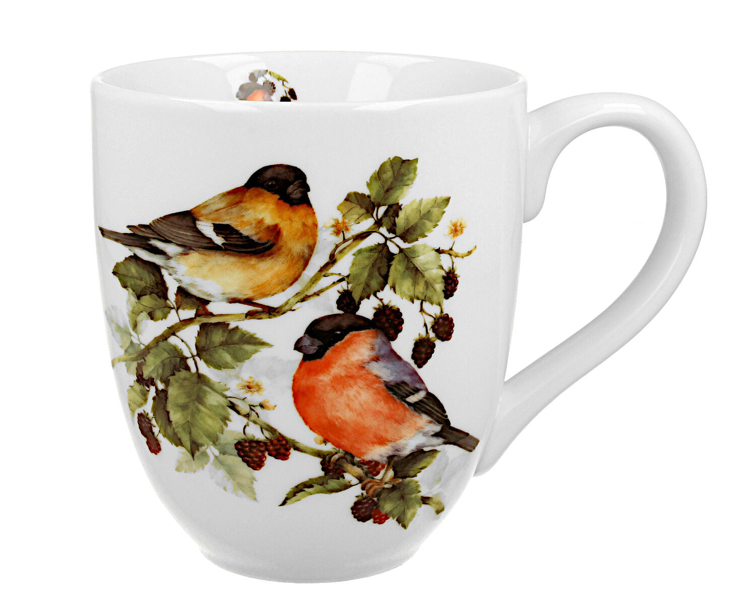 DUO World of Birds XXL Becher 1000 ml THE EURASIAN BULLFINCH New Bone China Porzellan – Bild 3