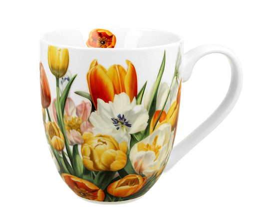 DUO Flowers Classic XXL Becher 1000 ml TULIPS New Bone China Porzellan