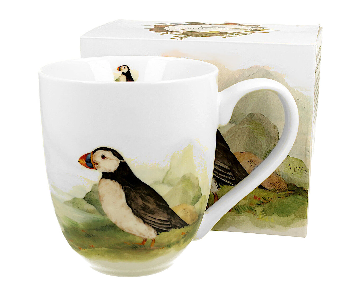 DUO World of Birds XXL Becher 1000 ml PUFFIN New Bone China Porzellan – Bild 4