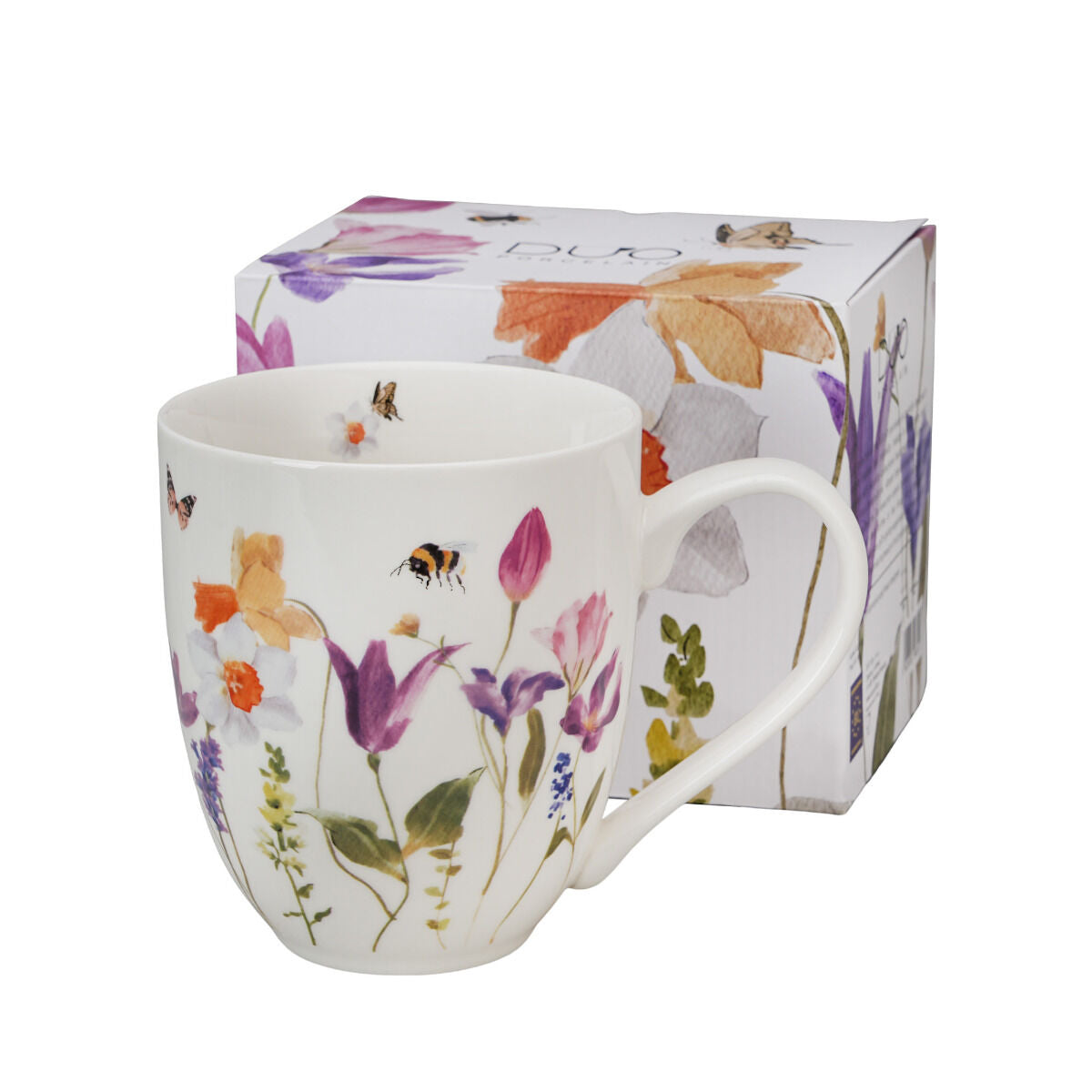 DUO Flowers Classic XXL-Tasse MAY mit 1000 ml, New Bone China Porzellan – Bild 2