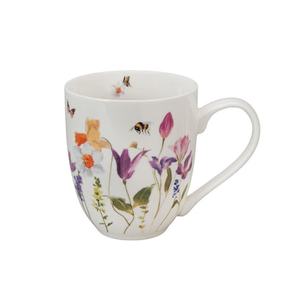 DUO Flowers Classic XXL-Tasse MAY mit 1000 ml, New Bone China Porzellan