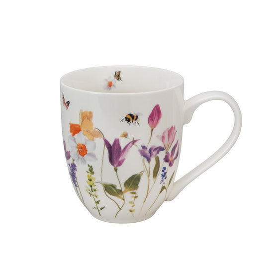 DUO Flowers Classic XXL-Tasse MAY mit 1000 ml, New Bone China Porzellan