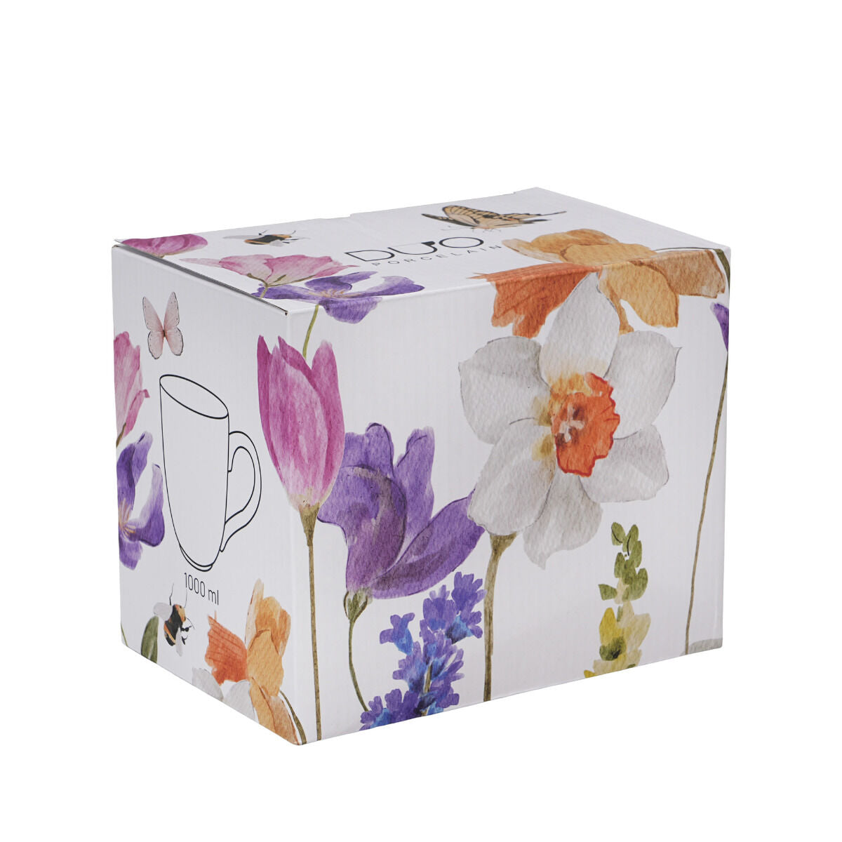 DUO Flowers Classic XXL-Tasse MAY mit 1000 ml, New Bone China Porzellan – Bild 4