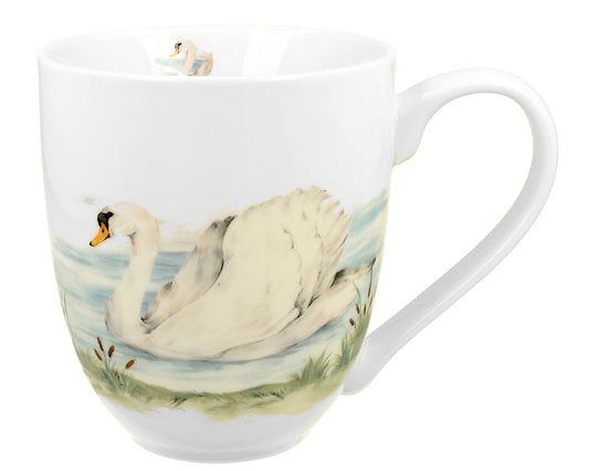 DUO World of Birds XXL Becher 1000 ml SWAN New Bone China Porzellan