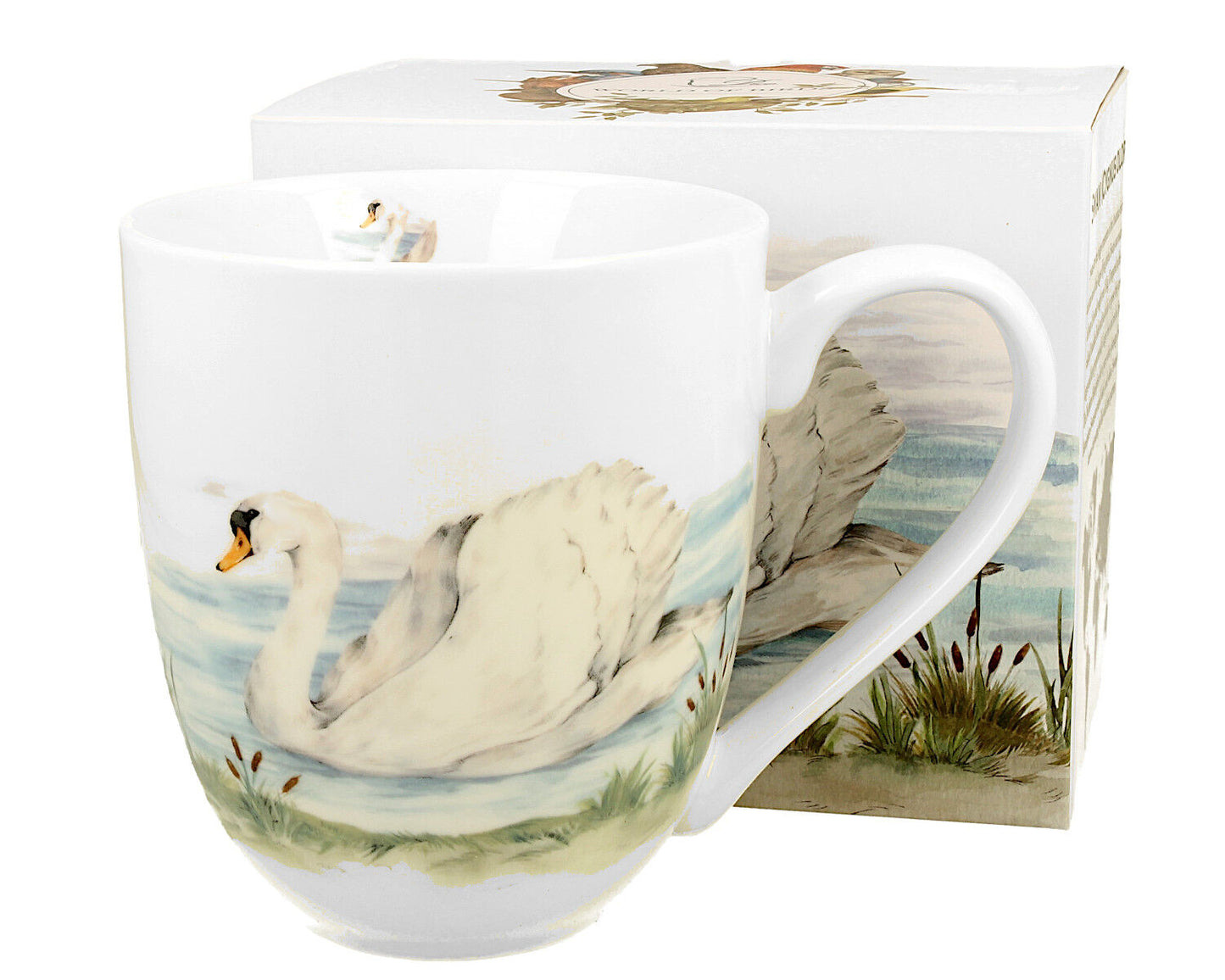 DUO World of Birds XXL Becher 1000 ml SWAN New Bone China Porzellan – Bild 2