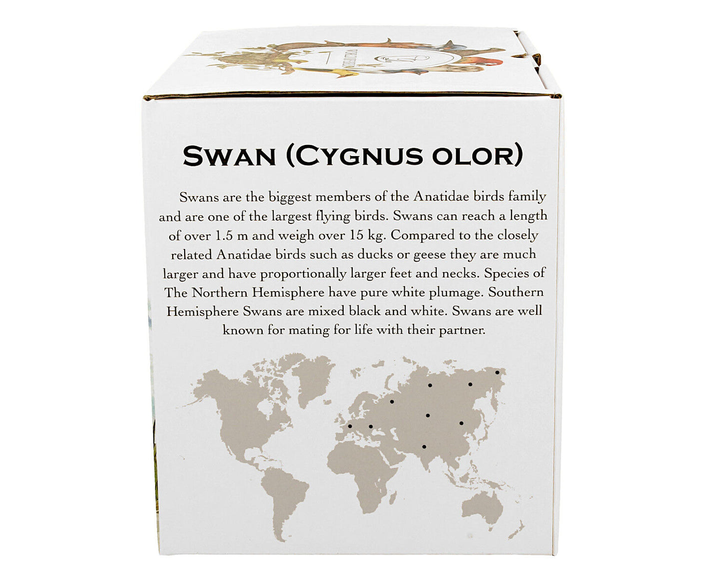DUO World of Birds XXL Becher 1000 ml SWAN New Bone China Porzellan – Bild 4