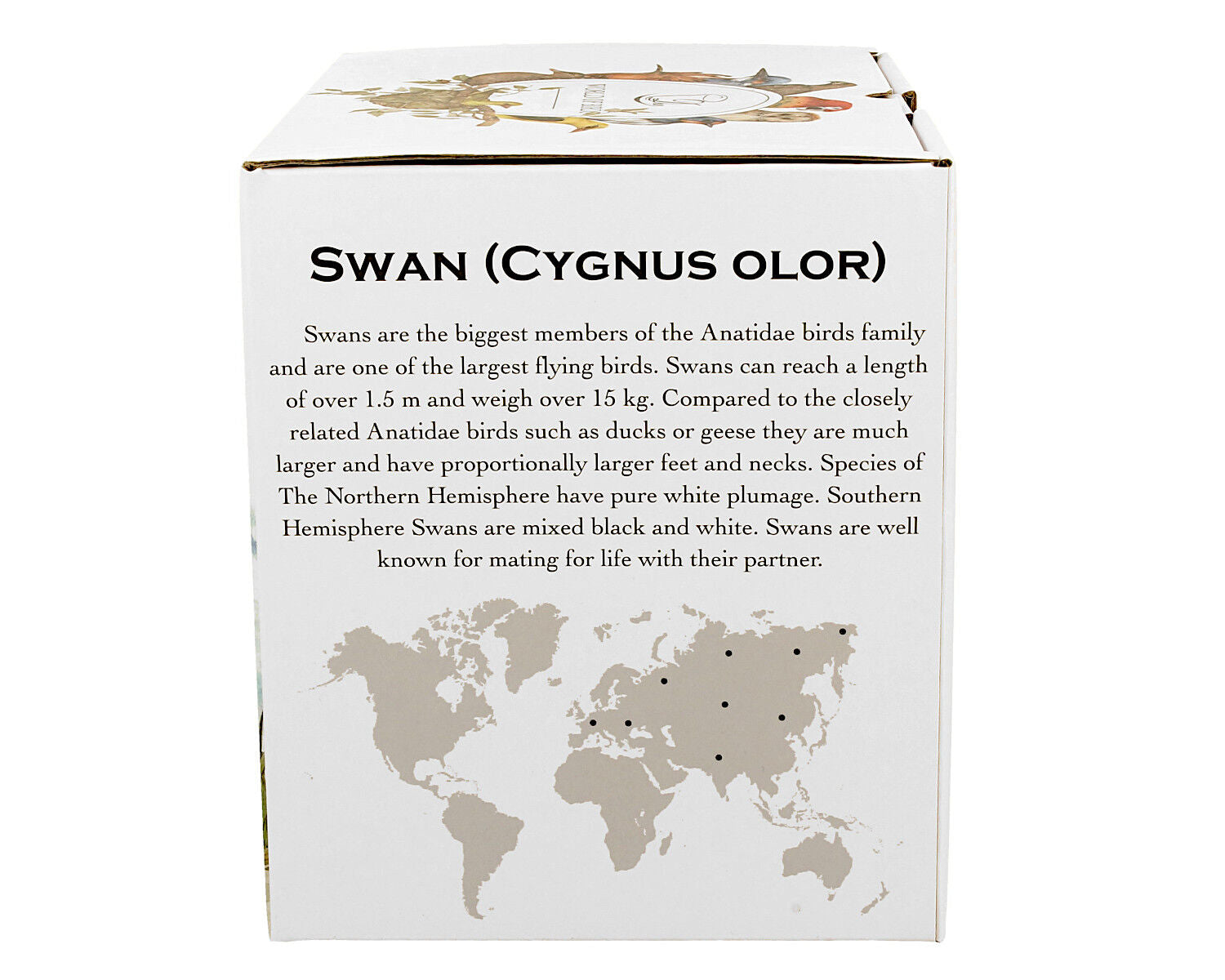DUO World of Birds XXL Becher 1000 ml SWAN New Bone China Porzellan – Bild 4