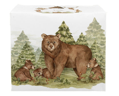 10er SET DUO WORLD OF ANIMALS Becher 400 ml BEARS New Bone China Porzellan – Bild 4