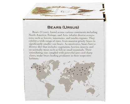 10er SET DUO WORLD OF ANIMALS Becher 400 ml BEARS New Bone China Porzellan – Bild 5
