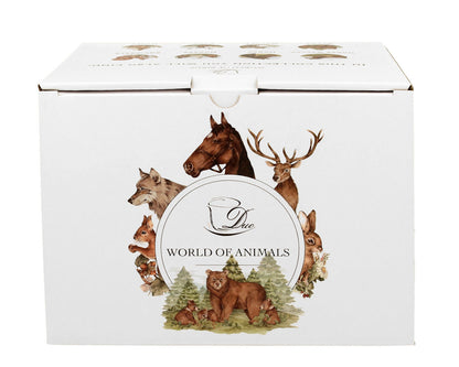 10er SET DUO WORLD OF ANIMALS Becher 400 ml BEARS New Bone China Porzellan – Bild 6